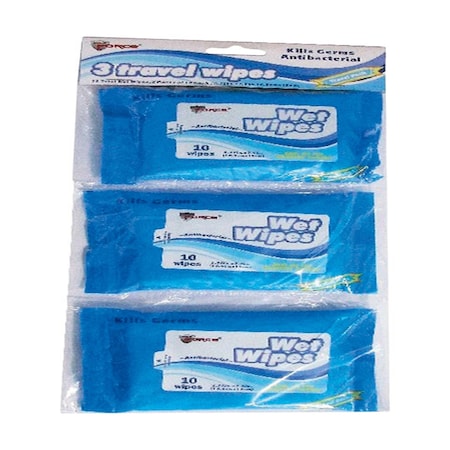 Max Force Health And Beauty Wet Travel Wipes , 3PK
